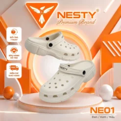 [ NE01 Tặng 10Sticker] Dép Sục Gia Đình NESTY Đế Cao 4Cm Nhựa EVA Êm Chân Không Mùi Dép HotTrend