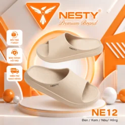 [ NE12] Dép Quai Ngang NESTY chống trơn trượt Chất Liệu Nhựa EVA Cao Cấp Siêu Nhẹ Êm Chân