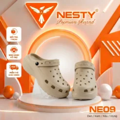 [NE09] Tặng 10 Sticker Dép Sục Nữ NESTY Đế Cao 7Cm Thời Trang Chất Liệu Nhựa EVA Êm Chân Không Mùi