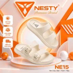 [NE15] Dép Hai Quai Ngang NESTY Thiết Kế Khóa Cài Tiện Lợi Chất Liệu Nhựa EVA Cao Cấp