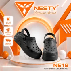[ NE18] Tặng kèm Sticker Dép Sục NESTY Đế Cao 6Cm Chất Liệu Nhựa EVA Cao Cấp, Nhẹ,Êm Chân Hottrend